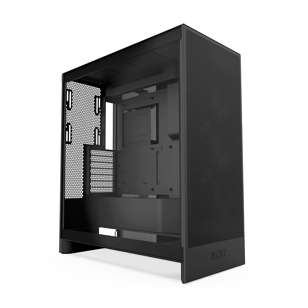 Case NZXT H5 Flow Compact Edicion (2024) Mid-Tower ATX, 2 x 120mm Fans, color Negro CC-H52FB-01