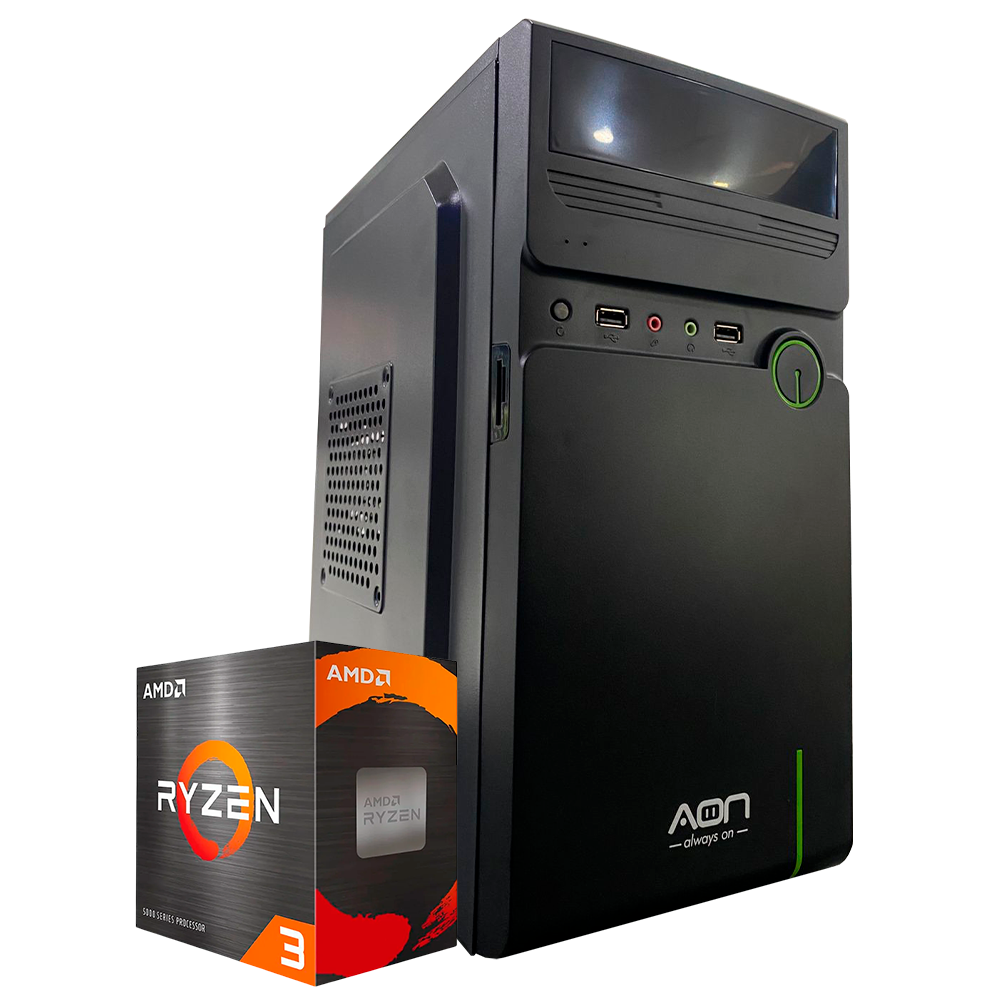 Pc Standard Ryzen 3 5300G, Vega 6, RAM 16GB DDR4, SSD 256GB, PSU 500W