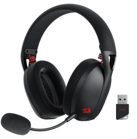 Heaset Gaming Inalambrico REDRAGON IRE PRO, 7.1, Negro H848