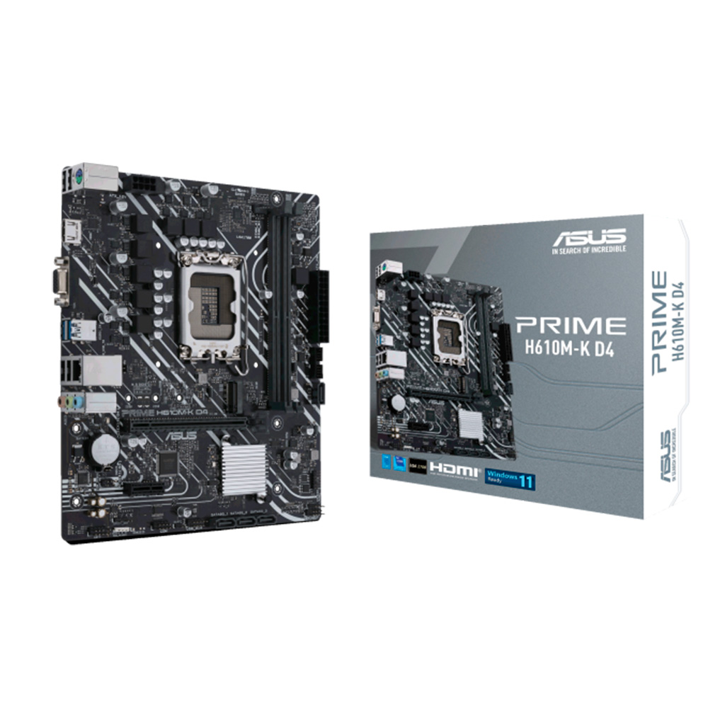 Tarjeta Madre Asus Prime H610M-F D4 R2.0 - DDR4 - 90MB1H70-M0EAY0 