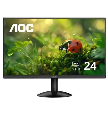 MONITOR AOC FHD 23.8" HDMI, 100HZ, IPS 24B30H2 BLACK