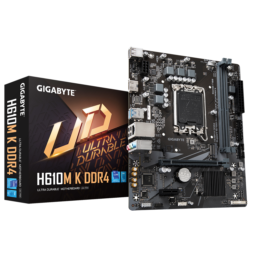 Tarjeta Madre Gigabyte H610M K DDR4 - LGA 1700