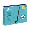 Adaptador USB Inalambrico TP-LINK Archer T2U Plus, AC600, 433 Mbps 5.0 GHz/2.4 GHz, WI-FI 5, Doble Banda, Puerto USB 2.0, 0152502274