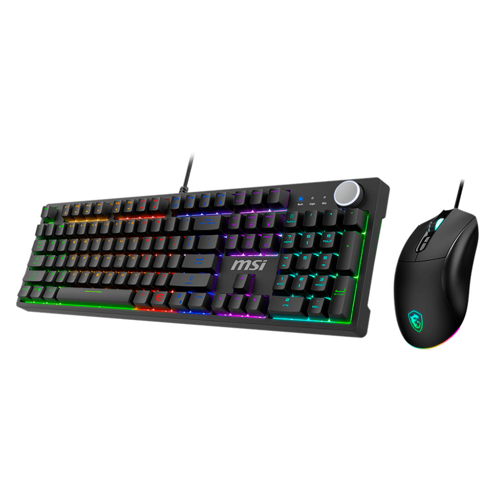  Combo Teclado mecanico  y Mouse MSI FORGE GM320 + FORGE GK320 