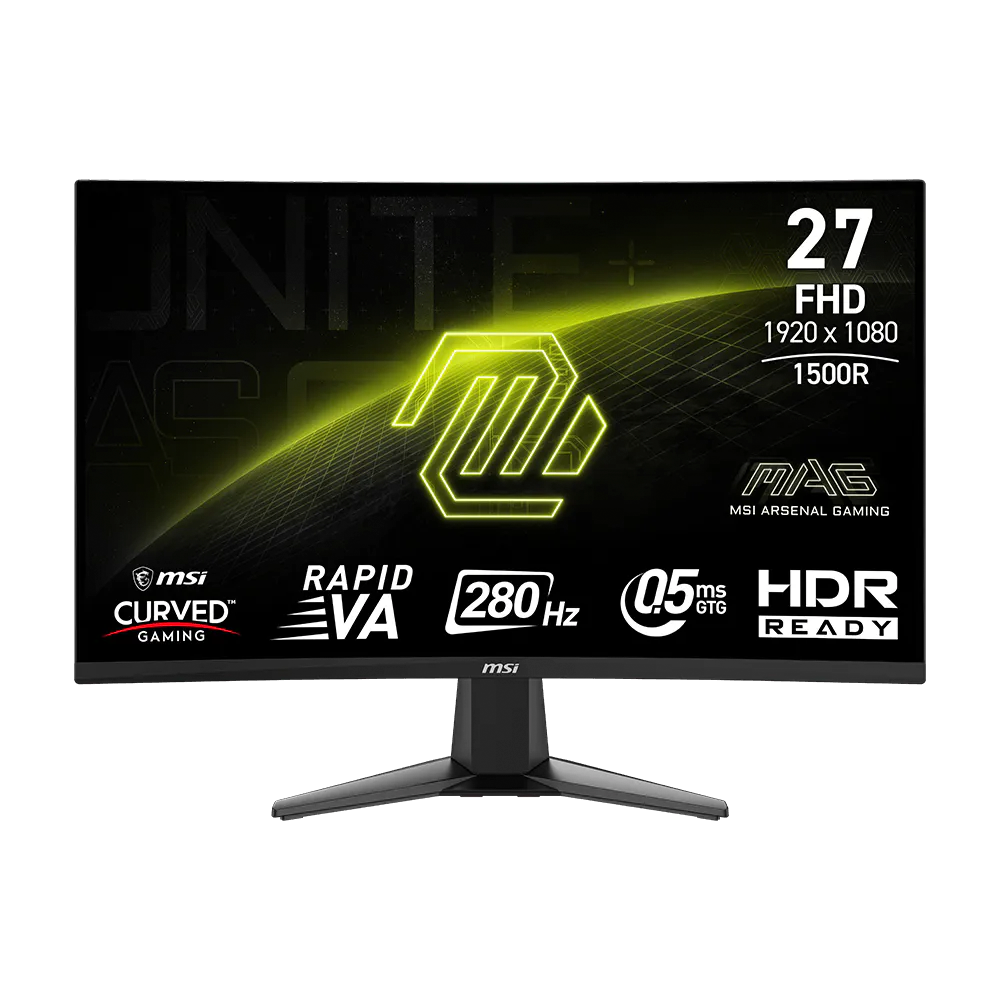 Monitopr MSI MAG276CXF, Curvo - 27" - FHD - 280Hz, 0.5ms 