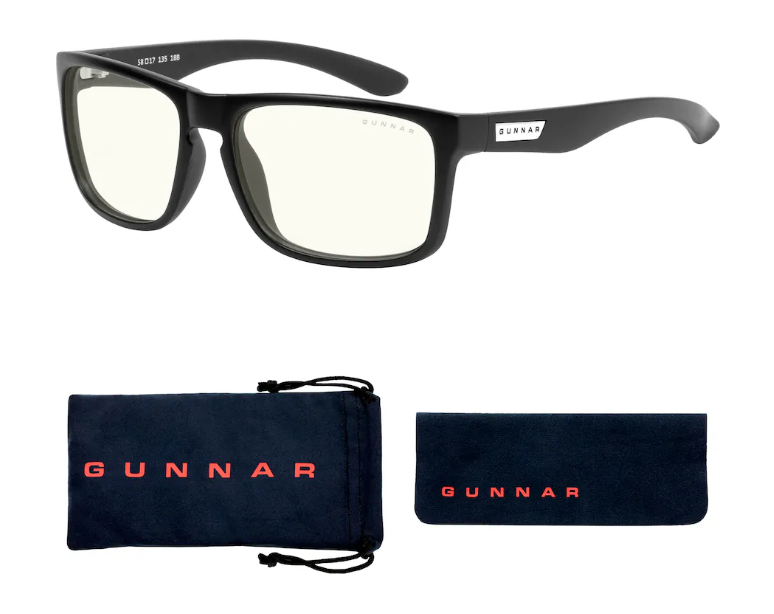 GAFAS GUNNAR - Intercept Computer con reduccio de luz azul , Lentes claros - Onyx INT-00601