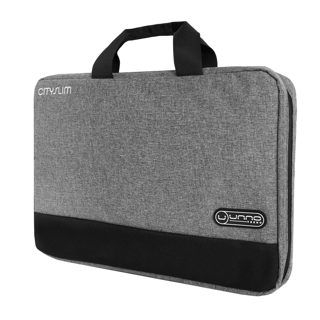 Maletin para Laptop Unno Tekno City Slim - Gris - 15.6'' - BG2712GY