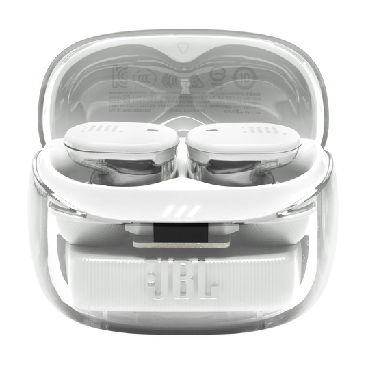 [19700]  JBL Tune Buds 2 Headphones TWS Ghost White, Cancelacion de Ruido, Bluetoorh 5.3, Hasta 48Hrs, Sonido Pure Bass y JBL Spatial, BLANCO, JBLTBUDS2GWHTAM