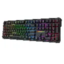 Teclado Mecanico Redragon Antonium 108 - Negro - K745-RGB, 4 teclas de acceso rápido, amortiguación de ruido de 5
