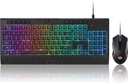 Combo Teclado y Mouse Redragon Gaming Essentials S151 - Negro