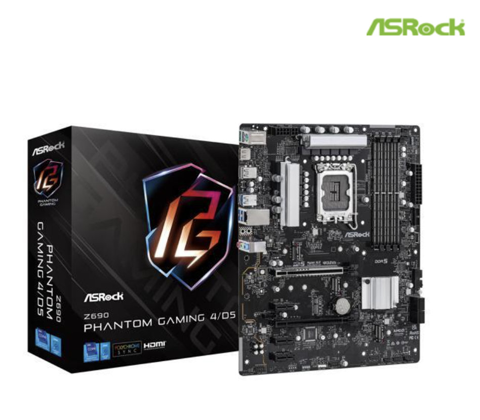 Motherboard ASROCK Z690 PHANTOM GAMING 4 LGA1700 12th GEN DDR5