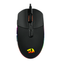 Mouse Gaming Redragon Invader M719-RGB,BLACK, 125 Hz / 1.000 Hz., Ambidiestro, 10k DPI, 78grms, 8 botones programables