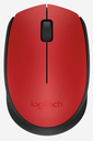 Mouse Wireless Logitech M170, Red, 910-004941