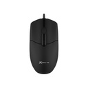 Mouse XTRIKE ME GM-124 BK, 3 botones, COLOR NEGRO