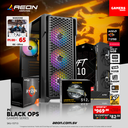 Pc Black Ops Ryzen 7 5700, RX 7600 XT 16GB, DDR4 16GB, M.2 512GB, 750W 80+ Bronze.