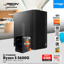 Pc standard Ryzen 5 5600G, RAM 16GB, SSD 240GB, 500W, Wifi y Bluetooth