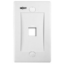 Placa para Pared Sencilla, RJ-45, 1 Salida, Blanco Nexxt