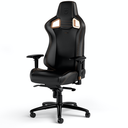 Silla Gamer Noblechairs FAUX Epic Negro-Dorado