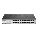 Switch de Escritorio y Rack D-Link de 24-Puertos 10/100 Ethernet LAN DES-1024D