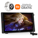 Tableta de dibujo XP PEN Artist 24R PRO 23.8 2K QHD + Xiaomi Watch S1 Active GL Moon White GRATIS