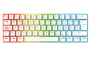 TECLADO MECANICO GAMING FANTECH MK857 MAXFIT61 RGB, WHITE