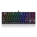 Teclado Mecanico REDRAGON Gaming KUMARA, RGB, Switch ROJO, TKL, USB, Negro - K552RGB-1