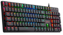 Teclado Mecanico Redragon Shrapnel Negro, Switch Brown , Full Size, K589 RGB LOW PROFILE