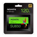 Unidad de estado sólido SSD ADATA 120GB SU650 2.5" ASU650SS-120GT-R - EMPAQUE DAÑADO 