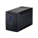 UPS Centra ECO 700VA LCD Charger 2 USB, 8 Salidas