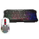 Teclado AZZA Gaming + Mouse Gaming XTRIKE ME GM-316W