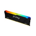 Memoria Ram Kingston Fury Beast 32GB, 3200MT/s DDR4 CL16 DIMM RGB, KF432C16BB2A/32