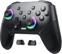 Control Inalambrico VOYEE, Compatible con Nintendo Switch Lite/Oled, PC, HOLO efect sticks con 9 colores, 