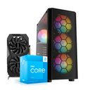 Pc Gaming Intel i3 13100F, RTX 3050 6GB, RAM 16GB DDR4, SSD 240GB, 550W 80+