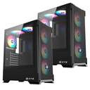 2XTANTO 💸 | Case XYZ  AIRONE 300-X MESH NEGRO, 6 x 120mm ARGB fans, USB 3.0 port, USB Type-C Gen2, ATX/Micro-ATX/ITX - KT