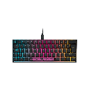 Teclado Corsair K65 RGB Mini - Ingles - 60% - Negro - Speed RGB Silver - CH-9194014-NA