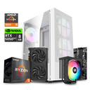 Computadora Dark Gaming, Ryzen 5 5500, B550M, 32GB DDR4, 256GB M.2, RTX 5050 OC 8GB, Thermax 6, PSU 600W 80+ 