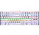Teclado Mecanico REDRAGON Gaming KUMARA RAINBOW, Switch ROJO, TKL, USB, Blanco - K552W