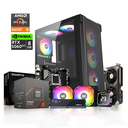 PC GAMING Z, Ryzen 5 8400F, B650M, Zotac RTX 5060 8GB Twin Edge OC, Ram DDR5 32GB, M.2 500GB, Liquida 240 XYZ, Seasonic 650W 80+