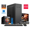 PC Standard, Ryzen 5 5600GT, A520M K V2, 16GB DDR4, 256GB M.2, Case B350, Teclado y Mouse Wireles, Windows 11 Pro