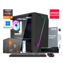 PC Gaming 8000S, Ryzen 5 8500G, A620M-K, 16GB DDR5 Trident Z5 RGB, NV3 500GB M.2, Case AL390, PSU 800W, Teclado y Mouse Wireless, Windows 11 Pro
