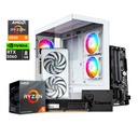 PC Gaming Aurora X - Ryzen 5 5500 / B550M DS3H AC  / SSD 960GB A400 / 16GB DDR4 / RTX 5060 8GB /  Case XYZ Aurorax 50 / WiFi Bluetooth /  XYZ Volt One - 650W - 80 Plus Bronce