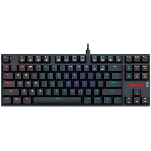 [12304] Teclado Mecánico Redragon APS tkl K607 LED RGB, switch azul (cable)