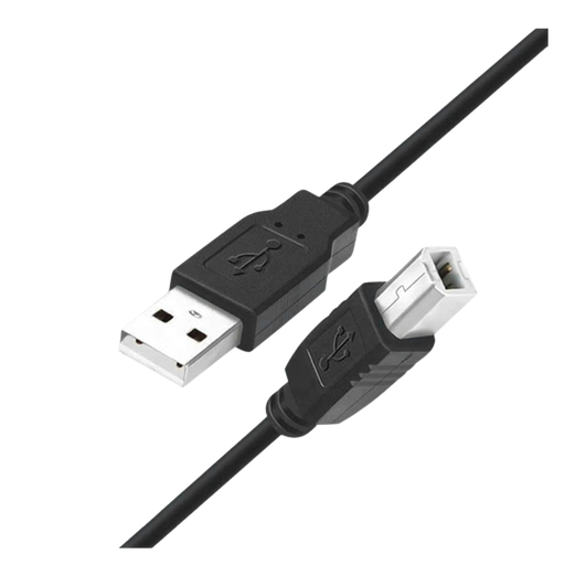 [12595] Cable de impresora USB 1.8mts - Black