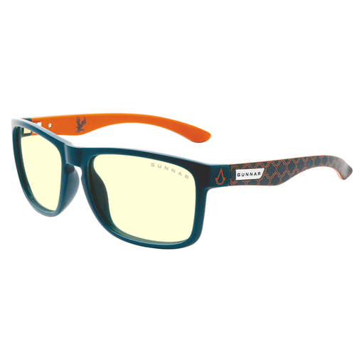 [12921] Gafas GUNNAR INTERCEPT AC ASSASIN´S CREED Edition, MIRAGE INDIGO/Amber, G-Shield™ lens coating: anti-reflective,  resistant &amp; oleophobic -INT-18201