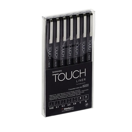 [14943] Set de 7 Estilografos Touch Liner Shinhan