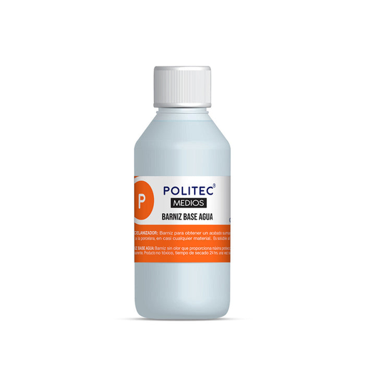 [15139] Barniz Brillante 125ml Base Agua Politec  