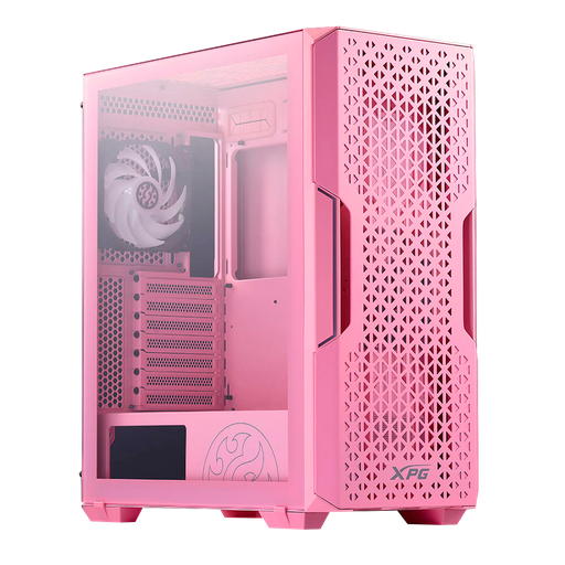 [15963] Case Gaming XPG STARKER AIR RGB, ATX ,2 Ventiladores, Cristal Templado, Rosa - STARKERAIR-PKCUS