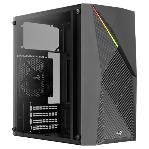 [16417] Case AeroCool Raider, Vidrio templado RGB, Mini-G-BK-v1