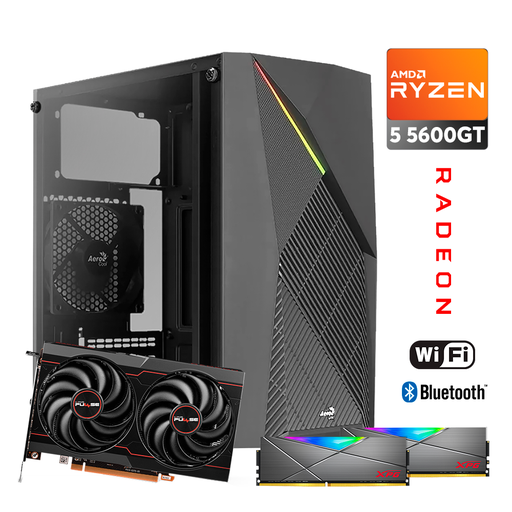 [16563] PC TOMB RAIDER H |  Ryzen 5600GT, RX 6600 8GB, 16GB RAM DDR4, M.2 250GB, PSU 550W