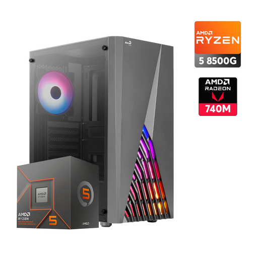 [16569] Pc Delta G5 Ryzen 5 8500G, Radeon 740M, DDR5 16GB, M.2 250GB, 500W